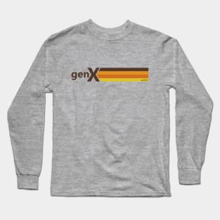 Gen X Retro Stripes Long Sleeve T-Shirt